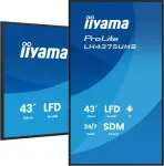 iiyama ProLite LH4375UHS 108cm IPS 24/7 42.5 /3840x2160/3xHDMI/DP/2xUSB (LH4375UHS-B2AG)