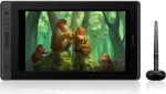 HUION Kamvas Pro 16 Grafiktablett Schwarz 5080 lpi 344,16 x 193,59 mm USB (Kamvas Pro 16)