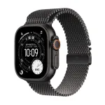 Apple Watch Ultra 3 Titanium Cellular 49mm Schwarz (Milanaise Titan schwarz) Large (MF1T4QF/A)