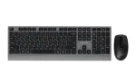 Gembird KBS-WPS-02-CYRL Dual-mode slim wireless desktop set, 2.4G+BT, RU layout