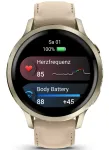 Garmin Venu 4 41 mm Lunar Gold Smartwatch AMOLED GPS WLAN Herzfrequenz