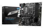 Mainboard MSI Intel B760 Express LGA1700 Micro-ATX Memory DDR5 Memory slots 4 2xPCI-Express 1x 1xPCI-Express 16x 2xM.2 1x15pin D-sub 1xHDMI 1xDisplayPort 4xUSB 2.0 1xUSB 3.2 1xUSB-C 2xPS/2 1xRJ45 3xAudio port PROB760M-P
