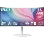 MSI Modern MD342CQPWDE 86,4cm (34) UWQHD VA Office Monitor Curved 21:9 HDMI/DP/USB-C PD 98W 100Hz [Energieklasse F] (9S6-3PC59H-013-033)