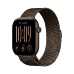 Apple Watch Series 12 GPS 46mm Dark Bronze Aluminium Case with Dark Bronze Milanese Loop - S/M (MKD74ZR/A)