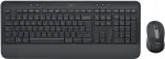 Logitech Signature MK650 for Business - Tastatur-und-Maus-Set - kabellos - 2,4 GHz, Bluetooth LE - QWERTZ - Deutsch - Graphite (920-010994)