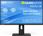 Hannspree EB241CJB 23,8 Full HD Monitor USB-C 65W PD HDMI DP Pivot Schwarz (EB241CJB)