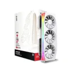 RX 9070 XT 16GB XFX Mercury Gaming RGB OC GDDR6 3 Fan white