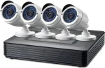LevelOne DSK-8001 Videoberwachungskit Verkabelt 4 Kanle (DSK-8001)