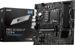 MSI PRO B760M-P DDR4 Motherboard Micro ATX LGA1700