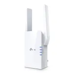 TP-LINK AX3000 Mesh WiFi 6 Extender RE705X 802.11ax Mesh Support Yes 2402+574 Mbit/s Ethernet LAN (RJ-45) ports 1 No mobile broadband MU-MiMO No Antenna type 2x External