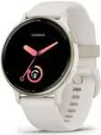 Garmin vvoactive 5 - Ivory - intelligente Uhr mit Band - Silikon - Handgelenkgre: 125-190 mm - Anzeige 3,04 cm (1,2) - 4GB - Bluetooth, ANT+, Wi-Fi - 26 g (010-02862-11)