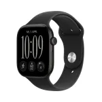 Apple Watch Series 12 GPS + Cellular 46mm Black Aluminium Case with Black Sport Band - S/M (MJG84ZR/A)