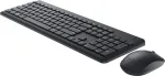 Dell Wireless Keyboard and Mouse KM3322W - Tastatur-und-Maus-Set - kabellos - 2.4 GHz - QWERTZ - Deutsch - Schwarz - mit 3 years NBD Advance Exchange (KM3322W-R-GER)