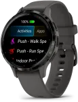 Garmin Venu 3S - 41 mm - Pebble Gray - intelligente Uhr mit Band - Silikon - Handgelenkgre: 110-175 mm - Anzeige 3,04 cm (1,2) - 8GB - Bluetooth, ANT+, Wi-Fi - 40 g (010-02785-00)