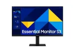 Samsung Essential S3 S24D304GAU - S30GD Series - LED-Monitor - 61 cm (24) - 1920 x 1080 Full HD (1080p) @ 100 Hz - IPS - 250 cd/m - 1000:1 - 5 ms - HDMI, VGA - Schwarz [Energieklasse E] (LS24D304GAUXEN)
