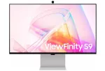 Samsung ViewFinity S9 S27C902PAU - S90PC Series - LED-Monitor - Smart - 68.6 cm (27) - 5120 x 2880 5K @ 60 Hz - IPS - 600 cd/m - 1000:1 - 5 ms - Mini DisplayPort, Thunderbolt 4 - Lautsprecher - Silber, Metal Silver [Energieklasse F] (LS27C902PAUXEN)