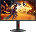 AOC Gaming Q25G4SR LED-Monitor 63.5 cm (25) (24.5 sichtbar) - 2560 x 1440 QHD @ 300 Hz - IPS - 400 cd/m - 1000:1 - DisplayHDR 400 - 0.3 ms - 2xHDMI, DisplayPort - Lautsprecher - Schwarz, Rot (Q25G4SR)