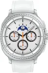 Samsung Galaxy Watch8 Classic - 46 mm - intelligente Uhr mit hybrid band - Hybrid-Eco-Leder - Bandgre: S/M/L - Anzeige 3.4 cm (1.34) (SM-L500NZWADBT)