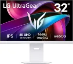 LG UltraGear 32G810SA-W 32 IPS Monitor, 3840 x 2160 4K UHD, 144Hz, 1ms - white [Energieklasse G] (32G810SA-W.AEU)
