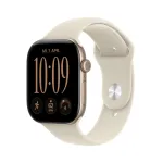 Apple Watch Series 12 GPS 46mm Light Gold Aluminium Case with Sand Sport Band - M/L (MJEP4ZR/A)