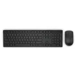 Dell KM636 - Tastatur-und-Maus-Set - kabellos - 2.4 GHz - QWERTZ - Deutsch - Schwarz