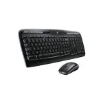 Logitech Wireless Combo MK330 - Tastatur-und-Maus-Set - 2,4 GHz - Englisch - Grobritannien und Nordirland - Schwarz (920-003986)