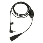 Jabra Anschlusskabel QD auf 3.5mm KLinke glatt 1.5m
