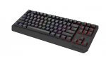 Genesis THOR 230 Mechanical Gaming Keyboard Wireless US Black 2.4 GHz, Bluetooth, USB Outemu Silent Lemon