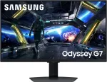 Samsung Odyssey G7 S27DG702EU - G70D Series - LED-Monitor - Smart - Gaming - 68.6 cm (27) - 3840 x 2160 4K UHD (2160p) @ 144 Hz - Fast IPS - 350 cd/m - 1000:1 - DisplayHDR 400 - 1 ms - 2xHDMI, DisplayPort - Lautsprecher - Schwarz (LS27DG702EUXEN)