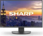 Sharp MultiSync EA242W 24 WUXGA IPS-Monitor 1920x1200 HDMI DP USB-C hhenverstellbar Schwarz