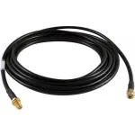 ALLNET 2m - 2xR-SMA - R-SMA - R-SMA - Gerade - Gerade - Mnnlich/weiblich - Schwarz (ANT-CAB-RSMA-RSMA-200)
