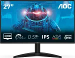 AOC Q27B36X B36 Series 27 QHD IPS Gaming-Monitor 144 Hz 0,5 ms MPRT HDMI DisplayPort Schwarz (Q27B36X)