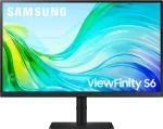 Samsung ViewFinity S6 S61F, 26.9 (68.3cm), Klasse: 26-27, 2560x1440 (WQHD), 16:9, HDMI, Audio, schwarz (LS27F610EAUXEN)