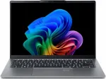 Acer Swift Go 14 AI SFG14-64 35.6 cm (14) Notebook - AMD Ryzen AI 5 340 - Win 11 Home - Radeon 840M - 16 GB RAM - 512 GB SSD QLC, NVMe - OLED 1920 x 1200 - Wi-Fi 7, Bluetooth - glitzernd silberfarben - kbd: Deutsch (NX.JDAEG.002)