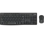 Logitech MK295 Silent - Tastatur-und-Maus-Set - kabellos - 2.4 GHz - Deutsch - Graphite