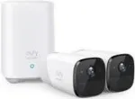 Anker Eufy eufyCam 2 Pro - Netzwerk-berwachungskamera - Auenbereich, Innenbereich - wetterfest - Farbe (Tag&Nacht) - Audio - drahtlos - Wi-Fi - Wi-Fi - mit Eufy HomeBase 2 (Packung mit 2) (T88513D1)