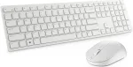 Dell Pro KM5221W - Tastatur-und-Maus-Set - kabellos - 2.4 GHz - QWERTZ - Deutsch - wei
