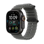 Apple Watch Ultra 4 Titanium Cellular 49mm Schwarz (Ocean Armband halbtransparentes schwarz) (MJAY4QF/A)