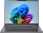 Acer Aspire 16 AI (A16-11M-X04K) Copilot+ PC 16,0 WUXGA, IPS, 120Hz, Snapdragon X X1-26-100,(45 TOPS), 16GB RAM, 512GB SSD, Wi (NX.JLNEG.00X)