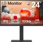 LG 24BA650-B - LCD-Monitor - 61 cm (24) (23.8 sichtbar) (24BA650-B.AEU)