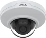 AXIS M3086-V - Netzwerk-berwachungskamera - Kuppel - vandal resistant impact resistant dust resistant water resistant - Farbe (Tag&Nacht) - 4 MP - 2688 x 1512 - feste Irisblende - feste Brennweite - Audio - LAN 10/100 - MJPEG, H.264, AVC, HEVC, H.265 ...