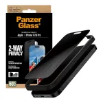 PanzerGlass 2-Way Privacy Schutzglas iPhone 17/16 Pro UWF