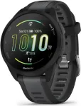 Garmin Forerunner 165 - Schwarz - Sportuhr mit Band - Silikon - Slate Gray - Handgelenkgre: 126-203 mm - Anzeige 3cm (1,2) - 4GB - Bluetooth, ANT+ - 39 g (010-02863-20)
