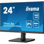 iiyama ProLite XU2492HSU-B6 - LED-Monitor - 61 cm (24) (23.8 sichtbar) - 1920 x 1080 Full HD (1080p) @ 100 Hz - IPS - 250 cd/m - 1300:1 - 0.4 ms - HDMI, DisplayPort - Lautsprecher - mattschwarz [Energieklasse D] (XU2492HSU-B6)