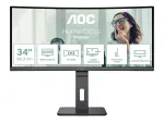 AOC CU34P3CV 34 VA 21:9 100 Hz 4 ms 3440 x 1440 pixels HDMI ports quantity 1