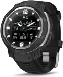 Garmin Instinct Crossover - Standard Edition - 45 mm - faserverstrktes Polymer - Sportuhr mit Band - Silikon - Handgelenkgre: 135-230 mm - einfarbig - 64MB - Bluetooth, ANT+ - 65 g - Schwarz (010-02730-03)