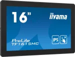 iiyama ProLite TF1615MC-B1, 39,6cm (15.6), Projected Capacitive, 10 TP, Full HD, Kit (USB), schwarz Touchmonitor (rahmenlos, open-frame, 16:9), Bildschirmdiagonale: 39,6 cm (15.6), Touchtechnologie: Projected Capacitive, Multi Touch (10 Punkte), 1920 ...
