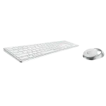 Rapoo 9850M Tastatur Maus enthalten RF Wireless + Bluetooth QWERTZ Deutsch Wei (00215385)
