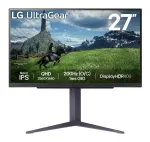 LCD Monitor LG 27 Panel IPS 2560x1440 16:9 180Hz 1 ms Pivot Height adjustable Tilt Colour Black 27GS85Q-B