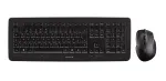 Cherry DW 5100 Keyboard/Mouse Combo WIN QWERTZ Black